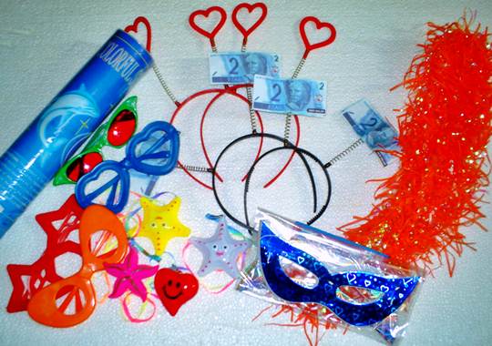 Kit surpresa para ser usado no momento da festa Kit surpresa para ser usado no momento da festa