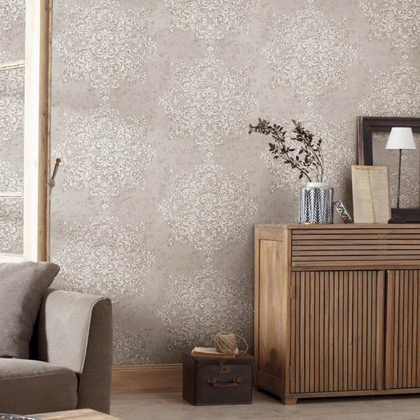 Papel de parede em uma decoração com estilo moderno - Foto Flickr @Papel de Parede - papeldeparedeonline.com