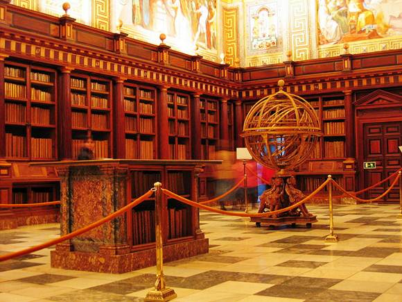 Biblioteca do Mosteiro de San Lorenzo de El Escorial, em Madri