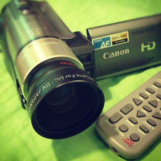 Câmera de vídeo, compacta e digital