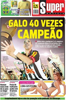 Capa do Jornal Impresso Super Notícia