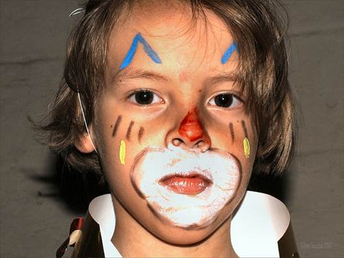 A pintura de rosto faz sucesso na festas infantis, principalmente entre as meninas
