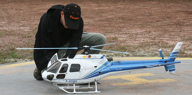 Exemplo de helicoptero, aeromodelismo