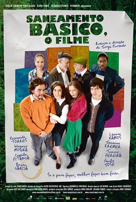 Cartaz de anúncio do filme Saneamento Básico