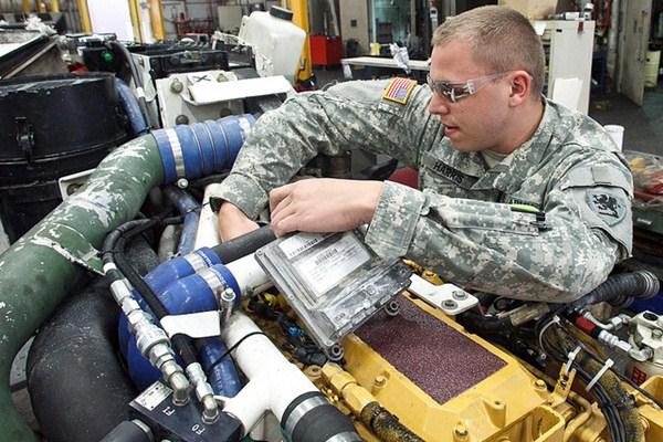 Mecânica industrial no exército americano