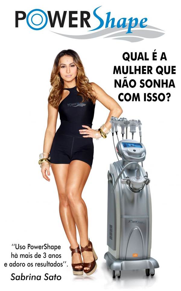 Power Shape é aprovado pela apresentadora Sabrina Sato - Imagem divulgação Power Shape é aprovado pela apresentadora Sabrina Sato - Imagem divulgação