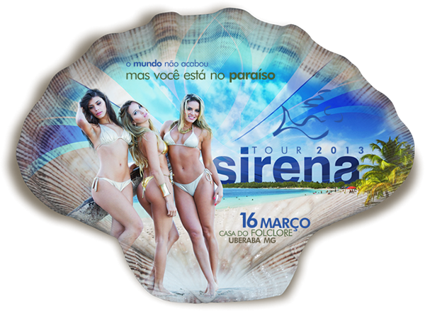 Folder de divulgação da Sirena Uberaba - Imagem retirada do site oficial Folder de divulgação da Sirena Uberaba - Imagem retirada do site oficial