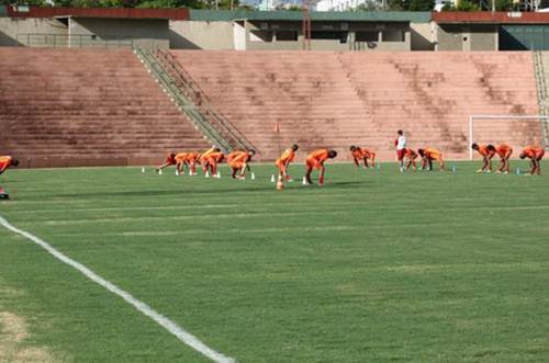 Treinos dos atletas do Uberaba Sport Clube no Estádio Uberaba - Foto Site Oficial do USC Treinos dos atletas do Uberaba Sport Clube no Estádio Uberaba - Foto Site Oficial do USC